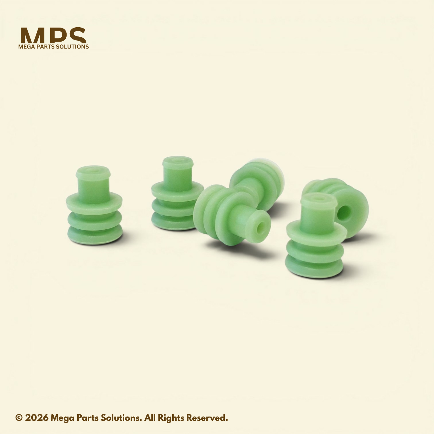 3 Rib 1.2 mm Silicone Wire Seal - Image 2