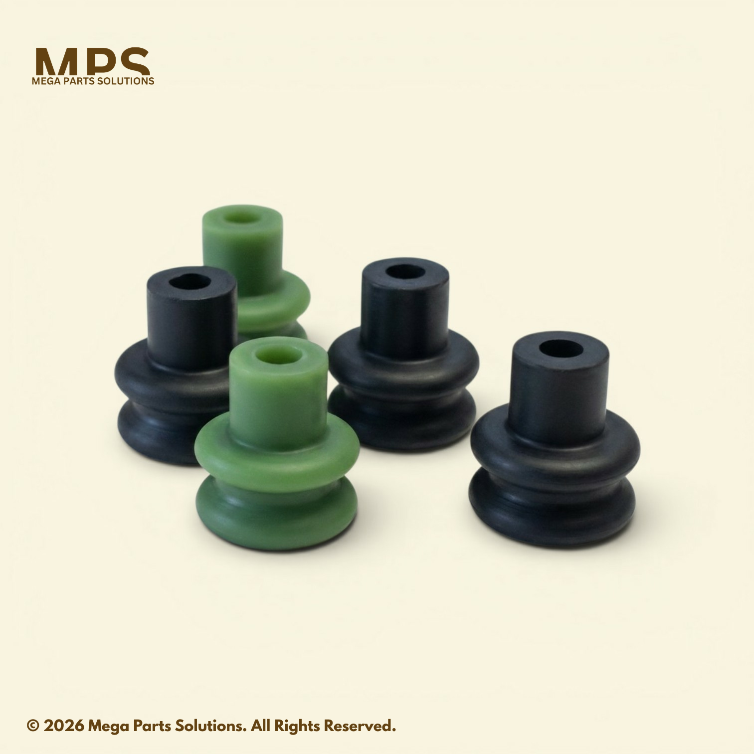 2 Rib 1.6 MM Silicone Wire Seal - Image 3