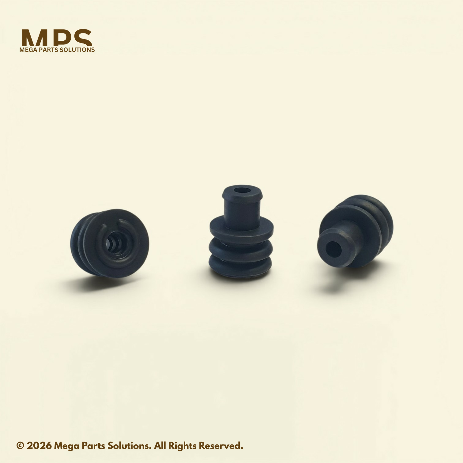 3 Rib 1.6 mm Wire Seal (Silicone) - Image 3