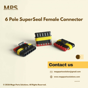 AMP Superseal 1.5 Series 6 Pole Female Connector for automotive wiring harness and sealed electrical applications