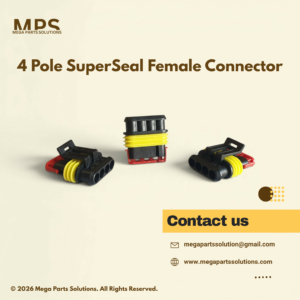 AMP Superseal 1.5 Series 4 Pole Female Connector for automotive wiring harness and sealed electrical applications