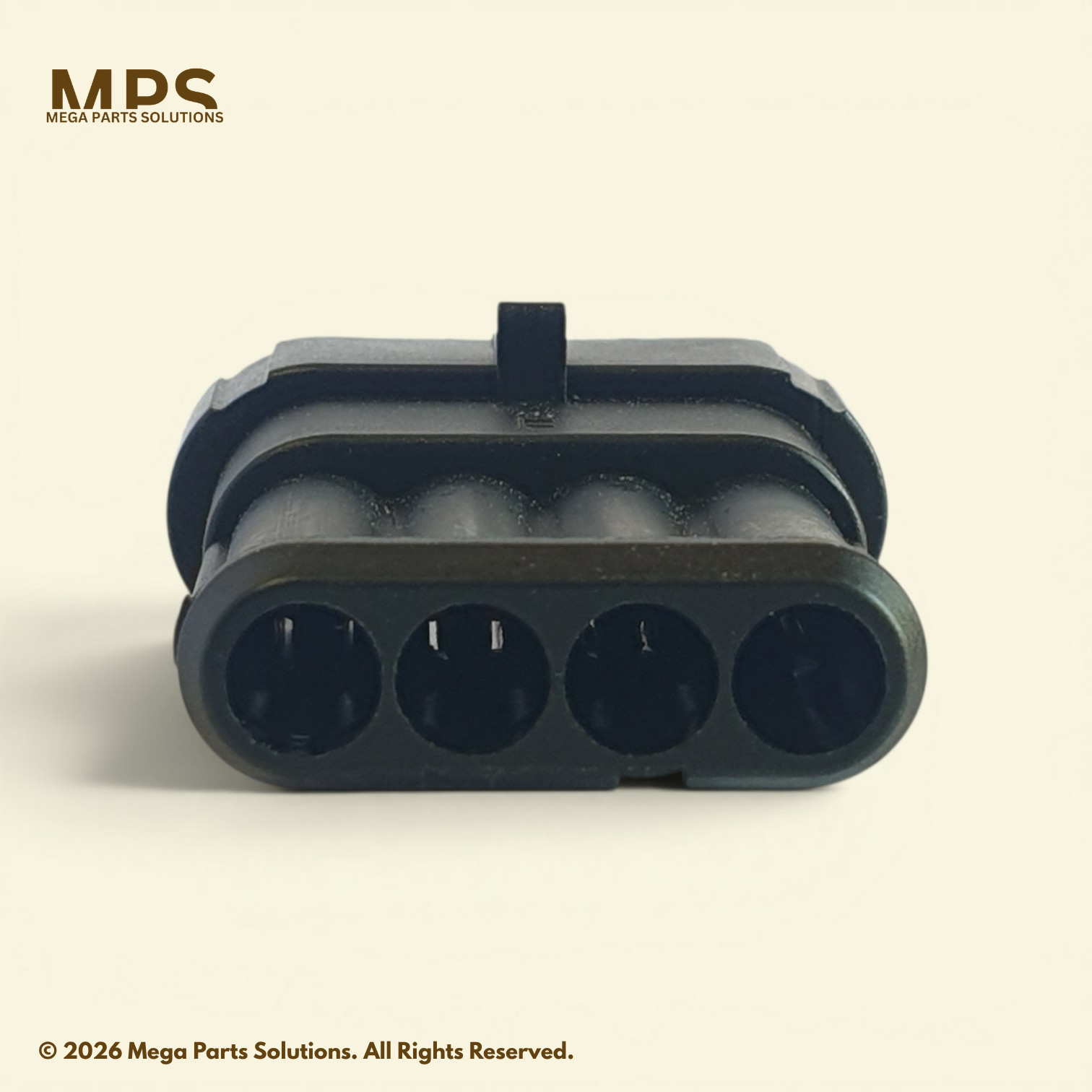 AMP Superseal 1.5 Series 4 Pole Male Connector - Image 3