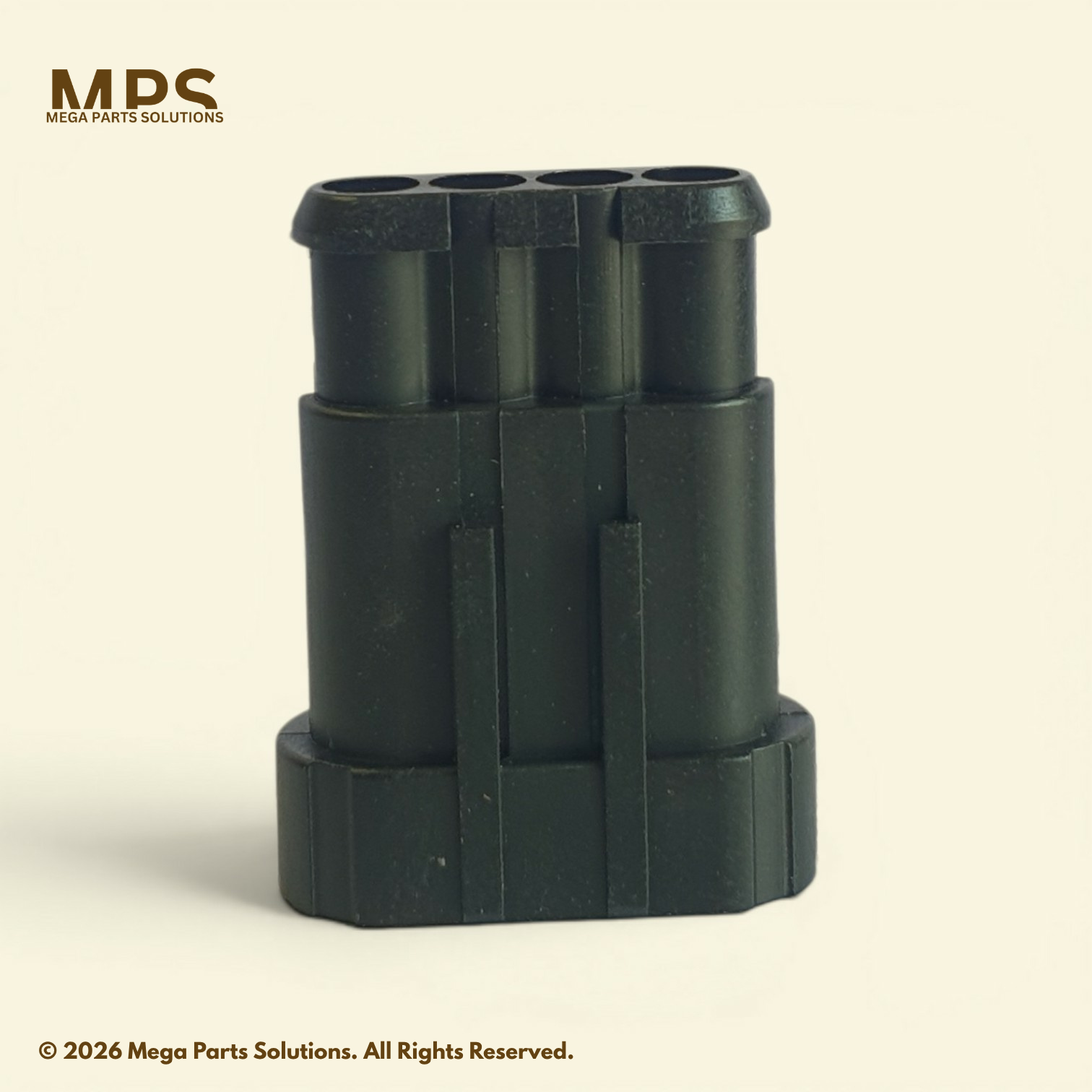 AMP Superseal 1.5 Series 4 Pole Male Connector - Image 4