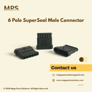 AMP Superseal 1.5 Series 6 Pole Male Connector for automotive wiring harness and sealed electrical applications
