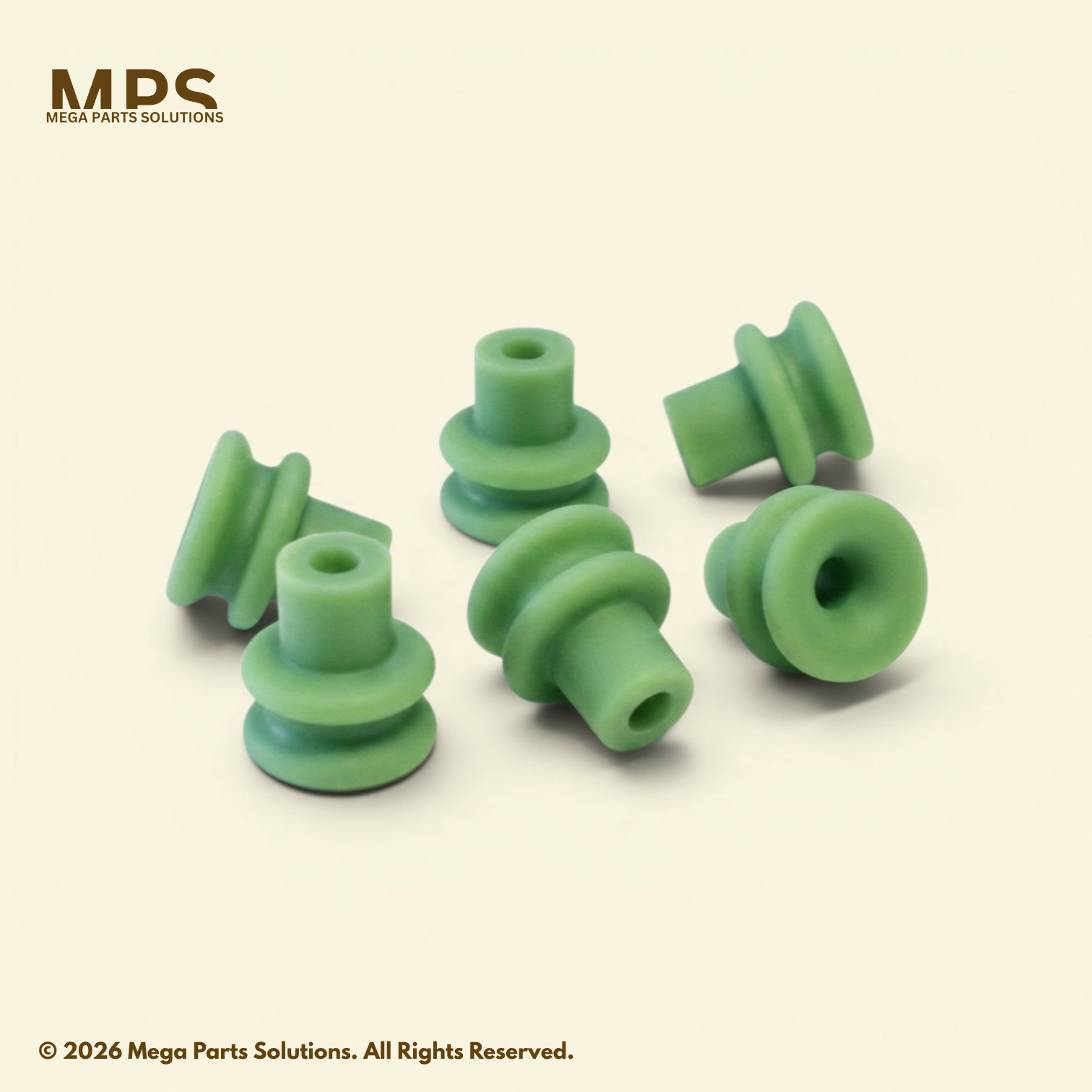 2 Rib 1.6 MM Silicone Wire Seal - Image 2