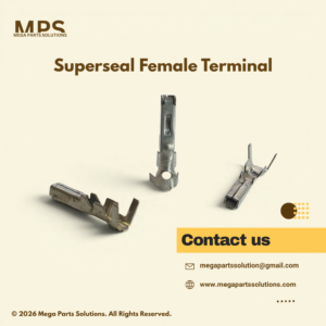 AMP Superseal 1.5 Series Female Terminal Tin Plated Crimp Contact for Automotive Wiring Harness